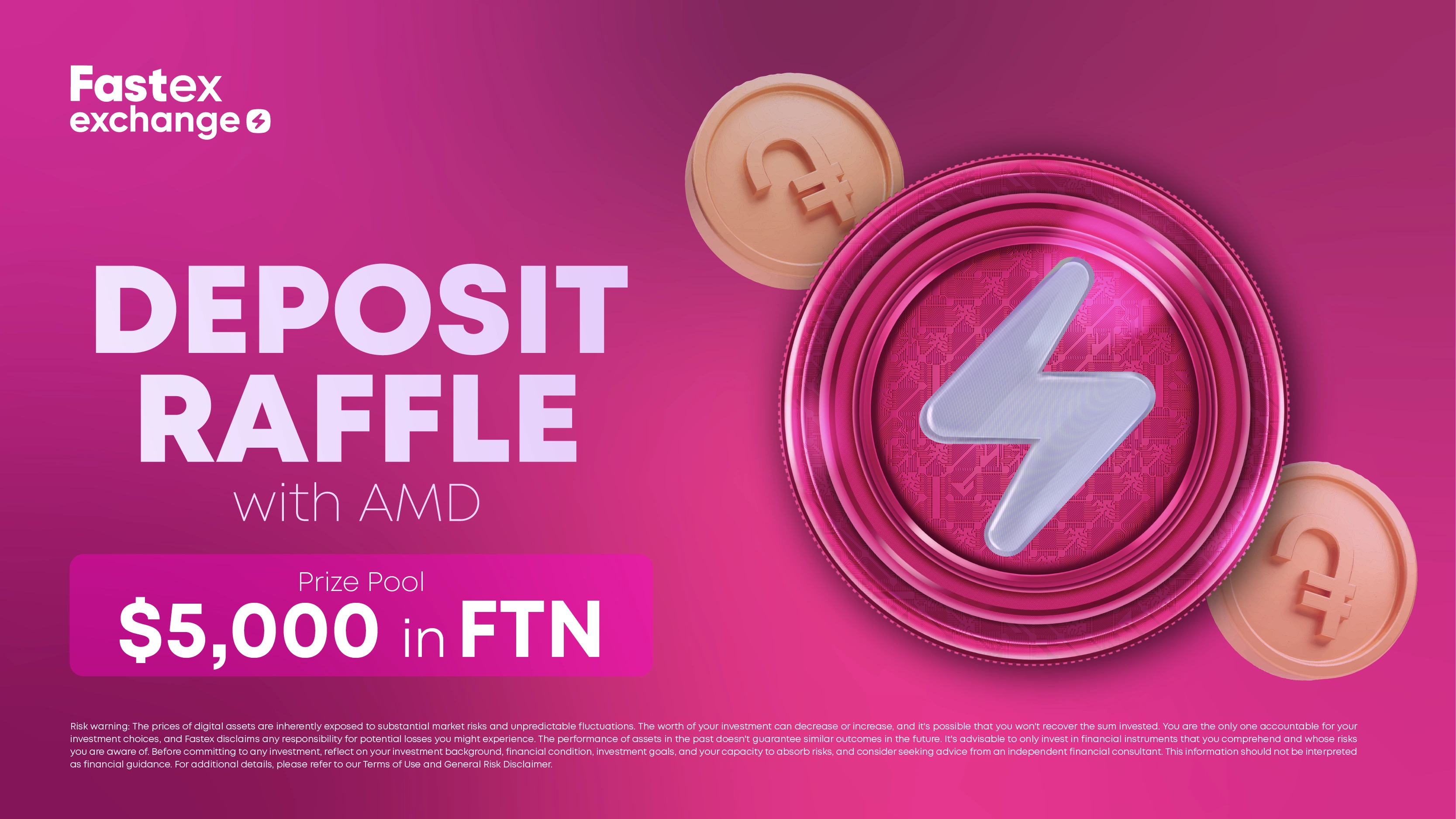 Deposite AMD e participe no sorteio de 5000 USD