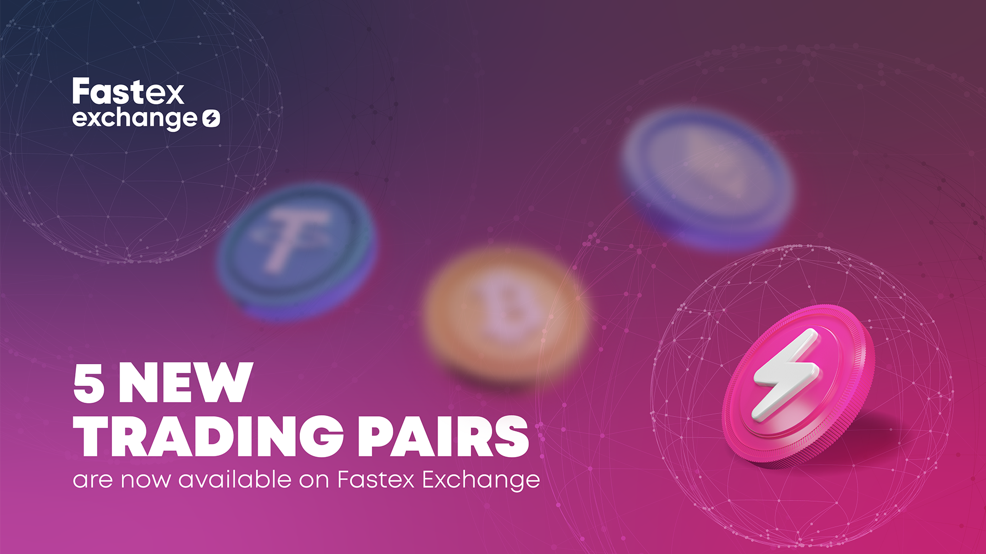 Five new trading pairs are now available on Fastex Exchange